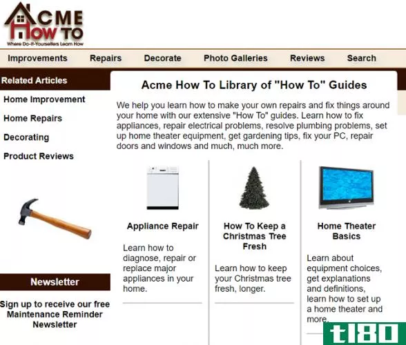 acme how to homepage
