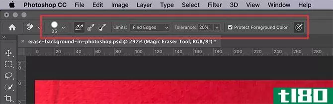 Adjust Your Background Eraser Settings in Photoshop