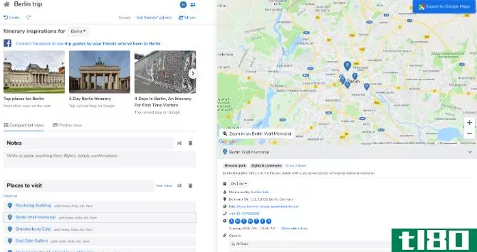 TravelChime lets groups of travelers make itineraries and plans together on a map