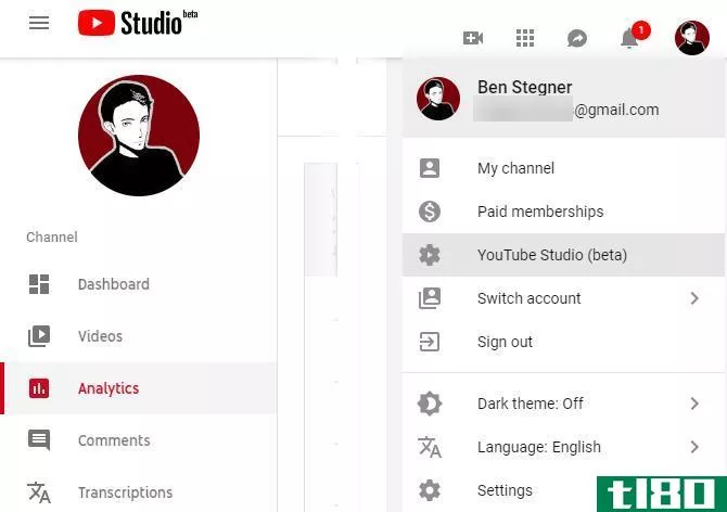 YouTube Studio Modern