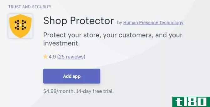 Shop Protector Shopify Security App