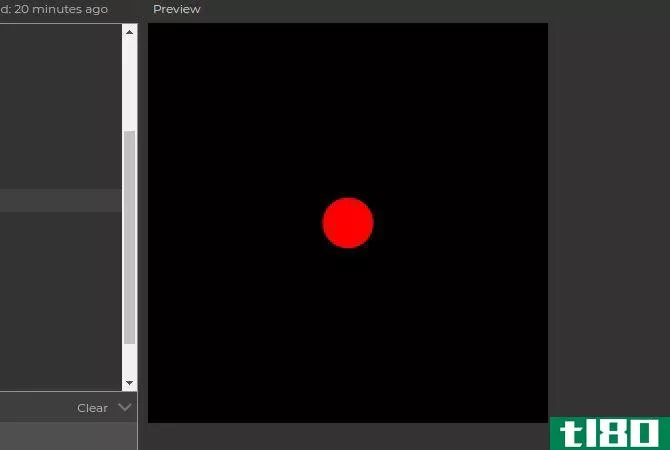 gif showing voice controlled scaling in p5.js