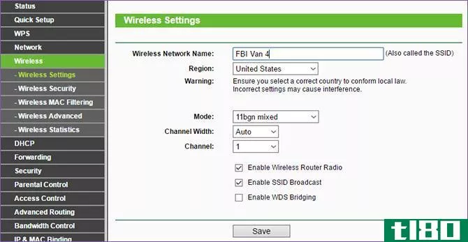 Windows 10 router wireless network SSID