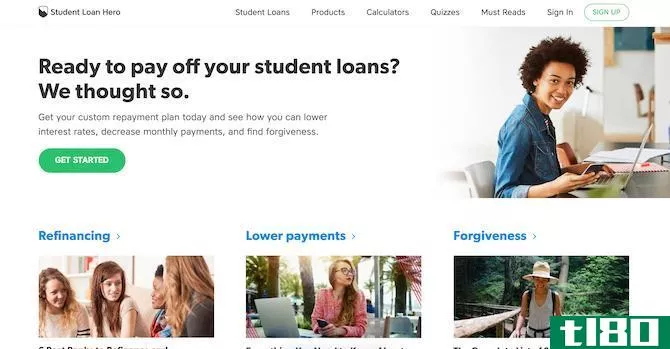 student loan hero home page