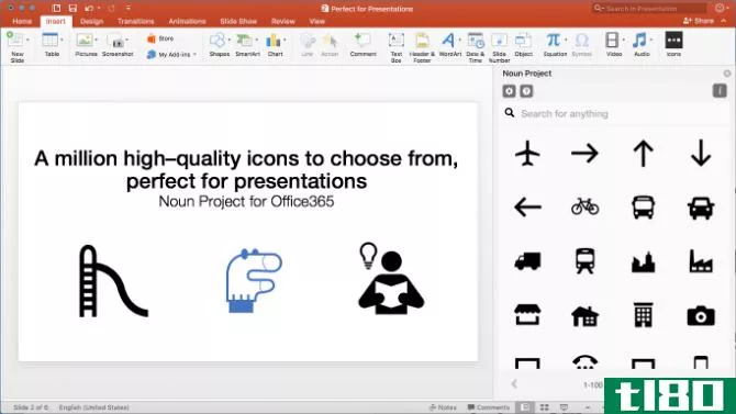 The Noun Project add-in for Powerpoint gives free ic*** and emojis
