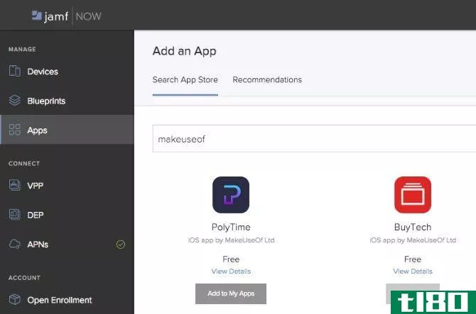 jamf now select apps deploy