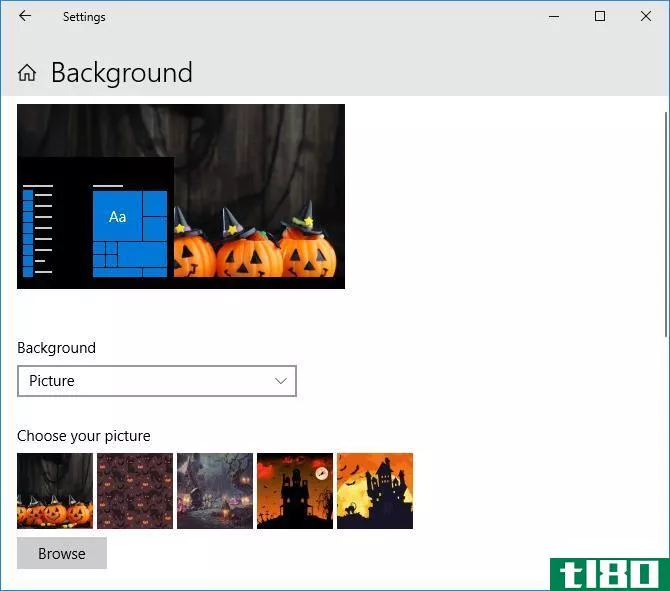 How to change your background in Windows 10