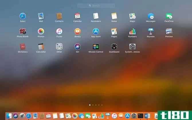 Change the number of rows and columns in Launchpad on a Mac