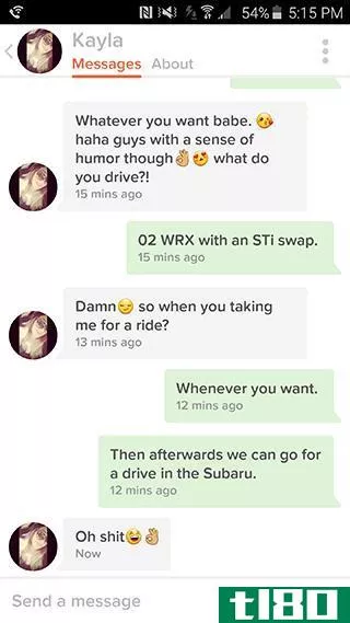 What to say when s/he asks what you drive on Tinder.