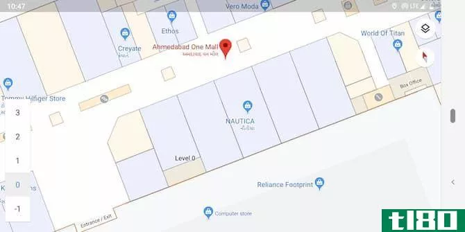 Navigate inside malls on Google Maps