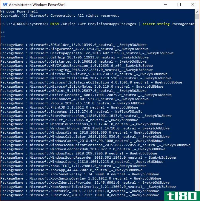 Deleting Windows 10 Bloatware with DISM