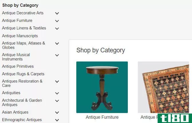 ebay categories