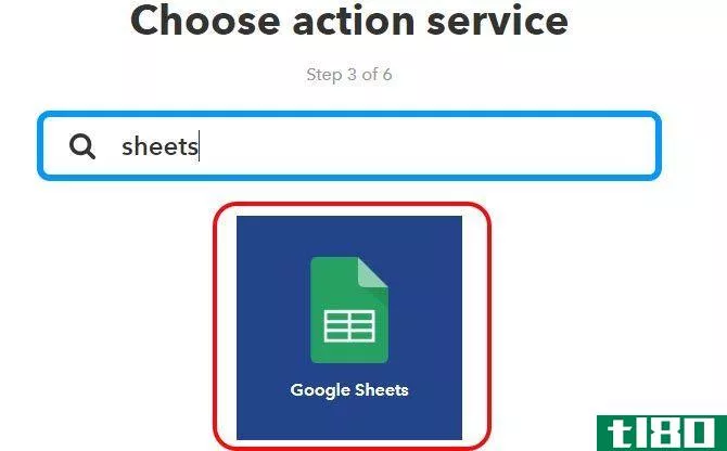 google sheets ifttt action