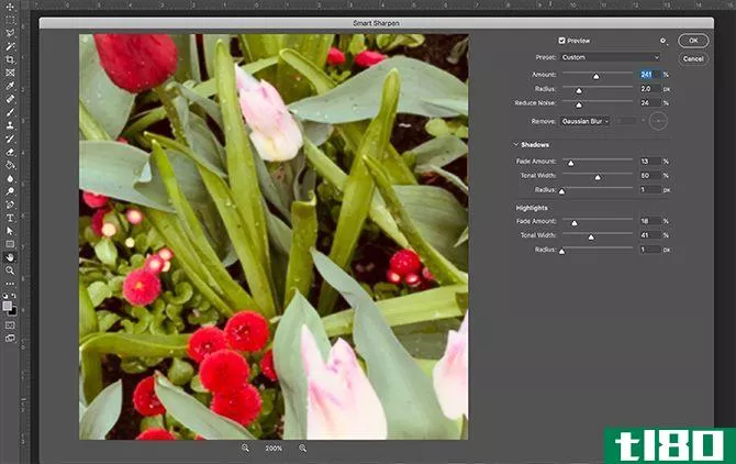 How to Sharpen Photos in Photoshop Smart Sharpen Window