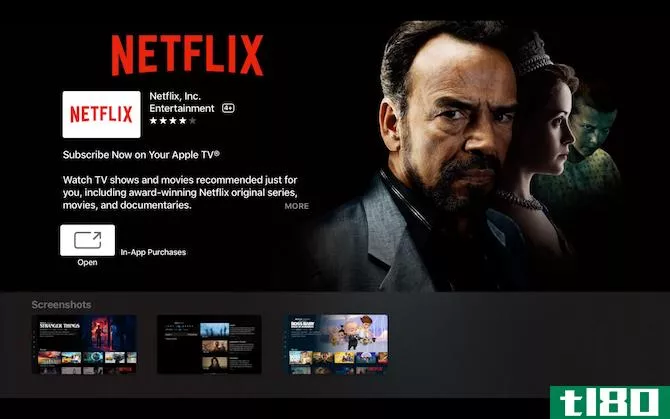 Netflix Apple TV Details Page