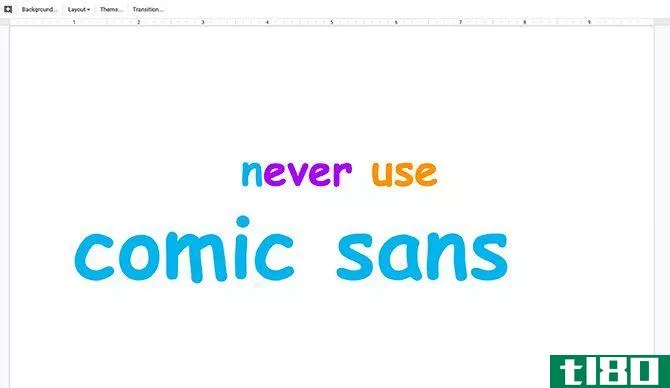 Never Make Design Mistakes in Slideshow Comic Sans