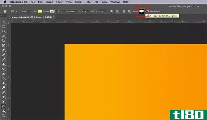 How to Use Custom Shape Tool Photoshop Choose New Shape