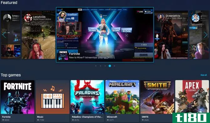 Mixer front page
