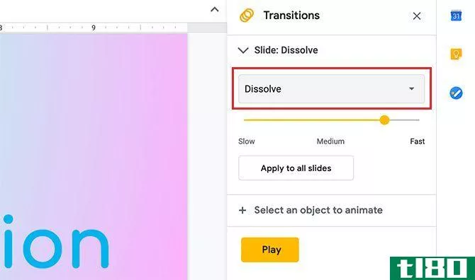 Create Transiti*** in Google Slides Dissolve Transition
