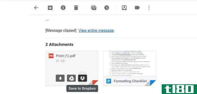 Save Gmail Attachments to Dropbox with this Chrome extension
