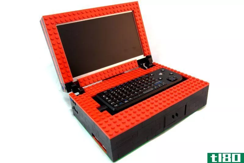 Lego-based Raspberry Pi laptop