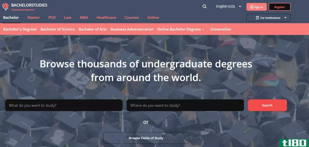 Bachelor Studies Website