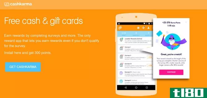 Cash Karma Paid Survey iPhone Android App
