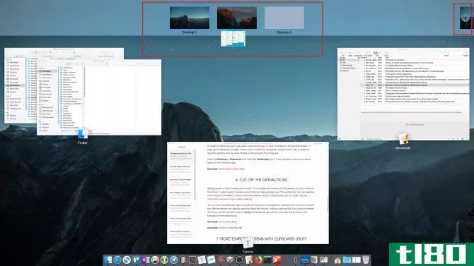 move the window from desktop1 to desktop2