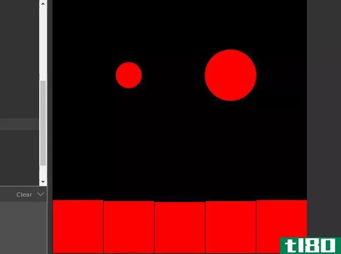 the almost c***tructed robot face in p5.js