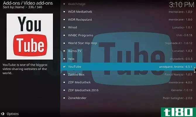 How to Install and Use the YouTube Kodi Add-On - install from repository