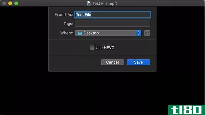 Exporting video from QuickTIme