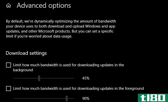 Windows 10 Update Bandwidth Usage