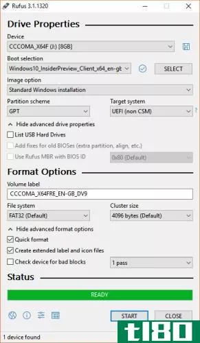 Rufus image burning app can create a bootable USB from an ISO file