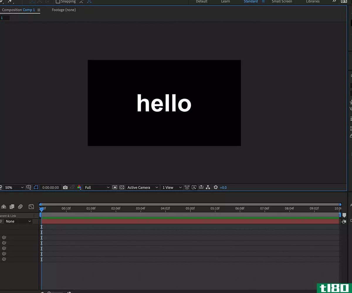 After Effects Text 