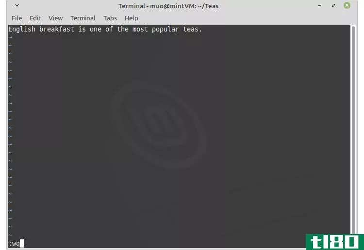 Creating New Linux File with Vim