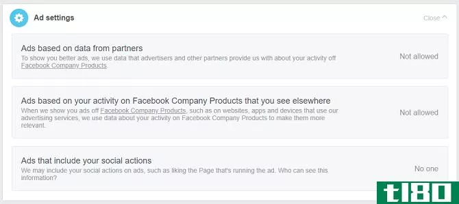 facebook ad settings