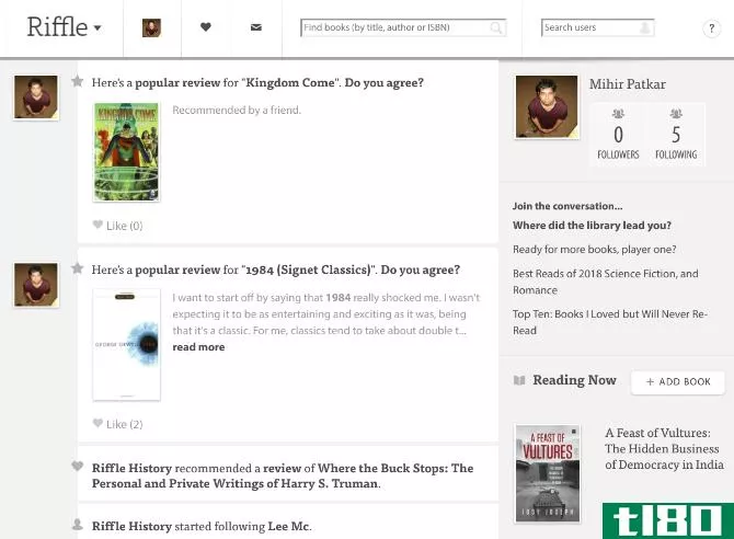 best sites apps alternatives to goodreads