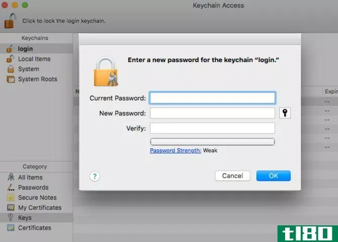 change-keychain-password-mac