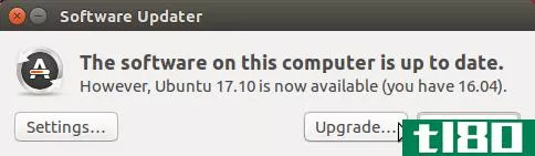 Notification that Ubuntu 17.10 is available
