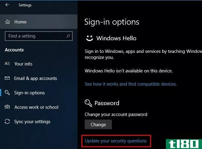 Windows 10 Security Questi***