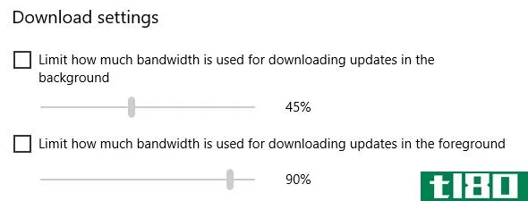 Windows 10 Download Bandwidth Settings