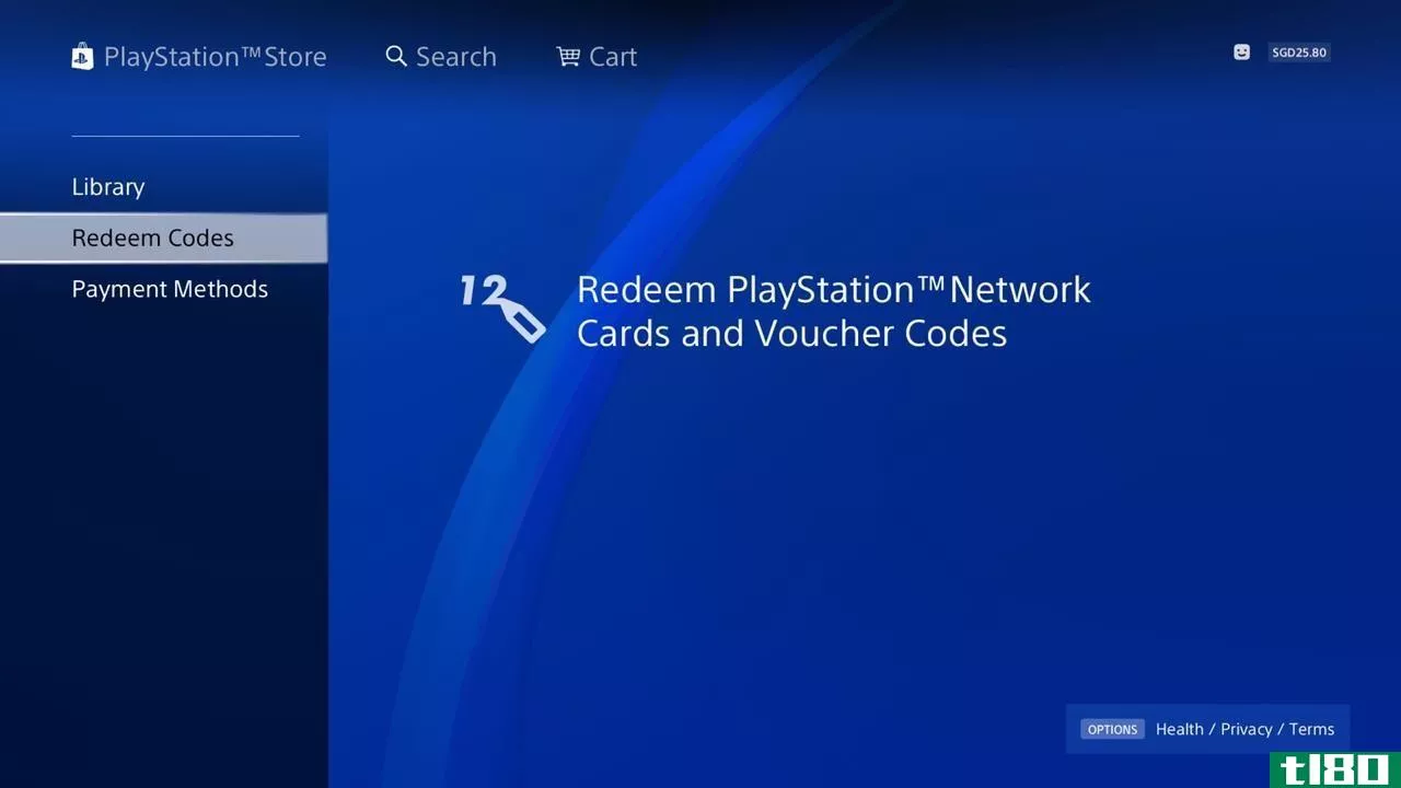 Redeem PlayStation Network cards