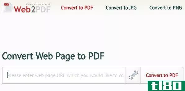 how to convert webpage to pdf - use web2pdf