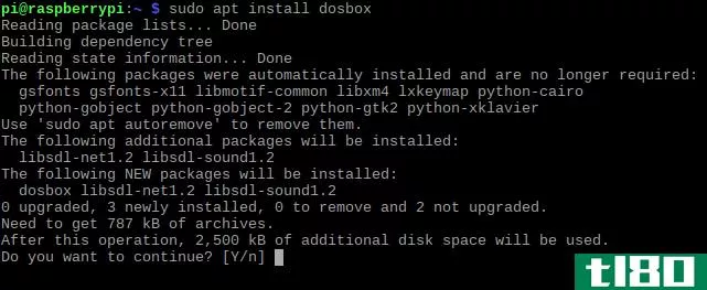 Install DOSBox on Raspberry Pi