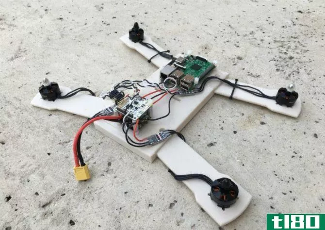 3-D printed drone raspberry pi project