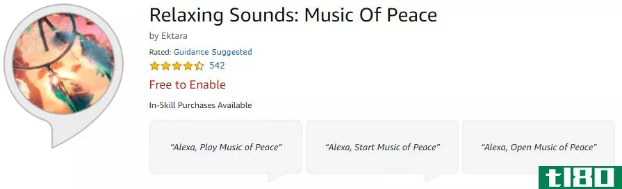 Relaxing Sounds: Music Of Peace skill