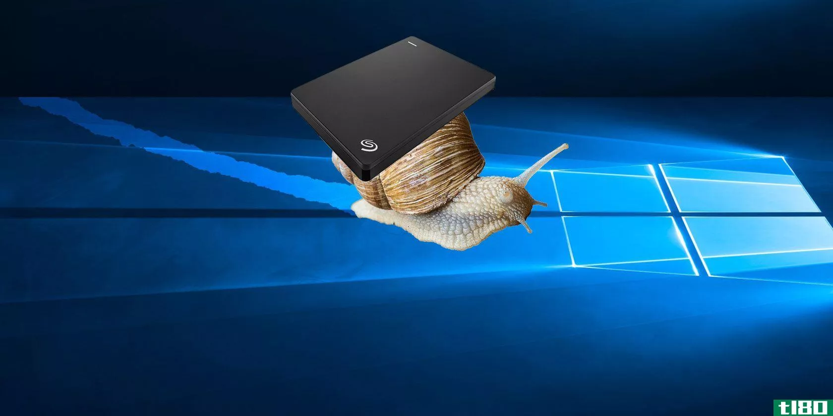 如何在windows10中修复速度较慢的外部硬盘