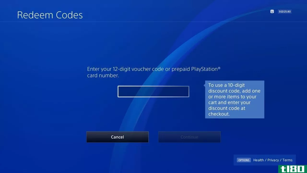 Redeem PlayStation voucher codes