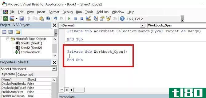 excel functi*** vba code