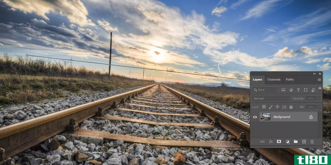 Crooked railroad image